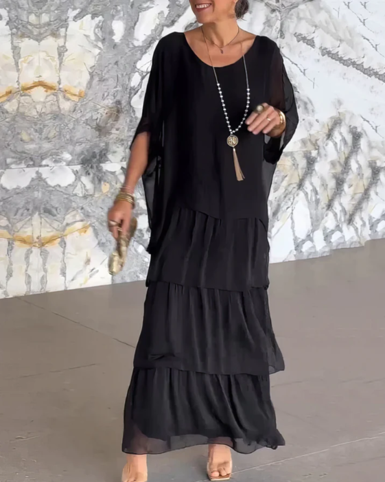 Quivira™ Elegant Flowing Maxi Dress for Women with Light Fall