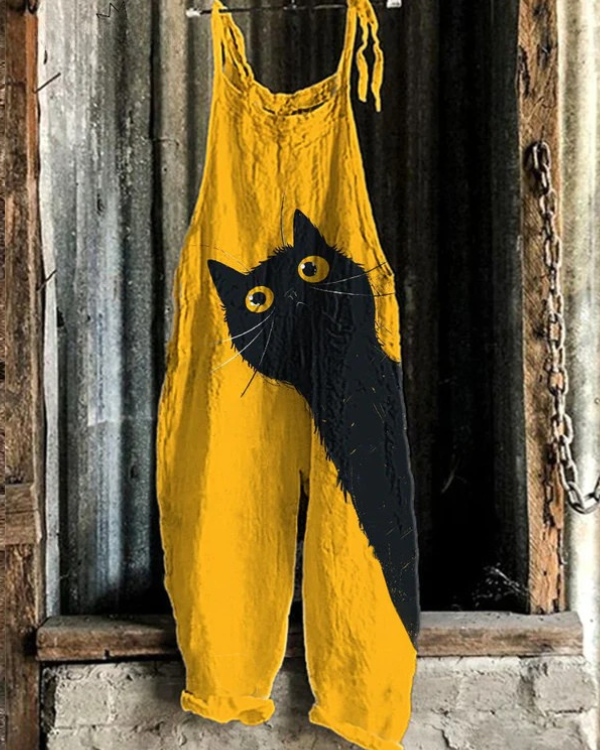 Marigold | Black Cat Artisan Overalls