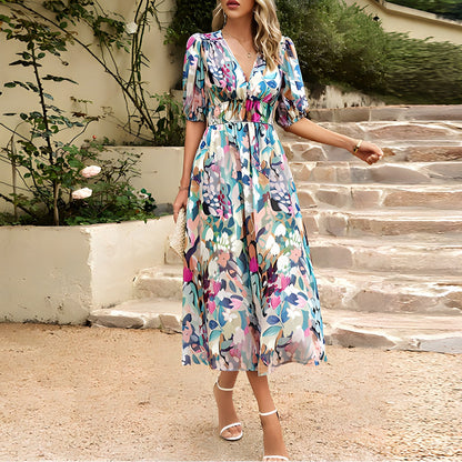 Annelie | Daydream Floral Midi Dress