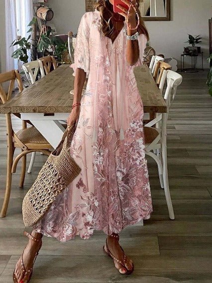 Floral Pink / 3XL (18-20)