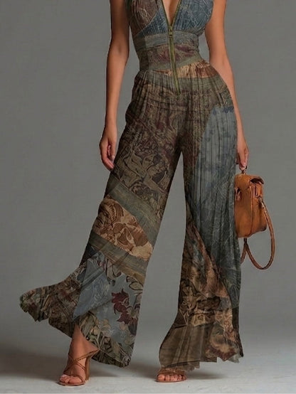Ethnavia | Boho Ethnic Print Jumpsuit