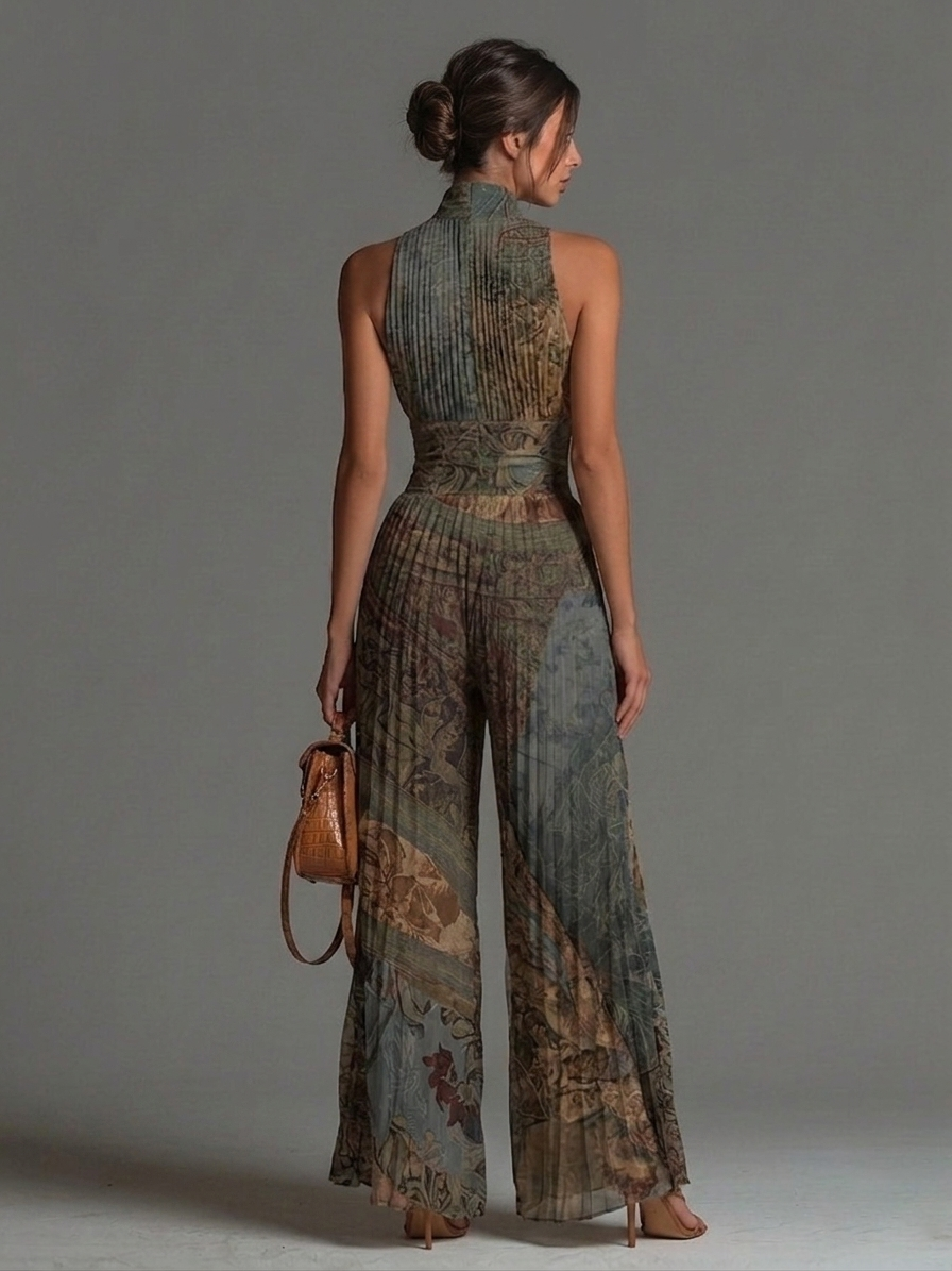 Ethnavia | Boho Ethnic Print Jumpsuit