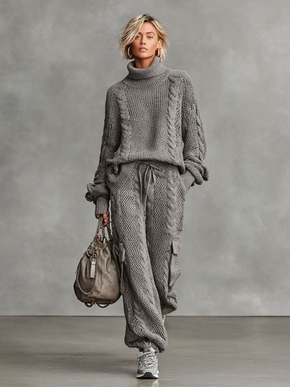 Priya | Cable Knit Set
