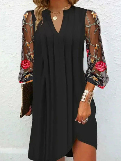 Neve | Timeless Sheer Sleeve Midi