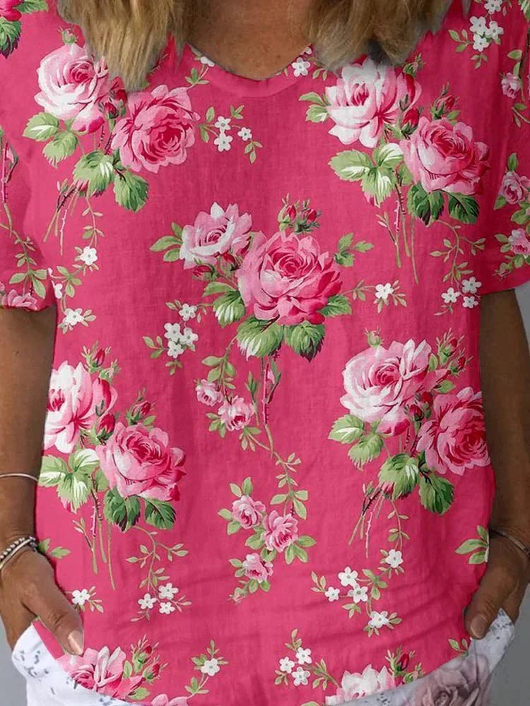 Lisa | Artistic Floral Shirt