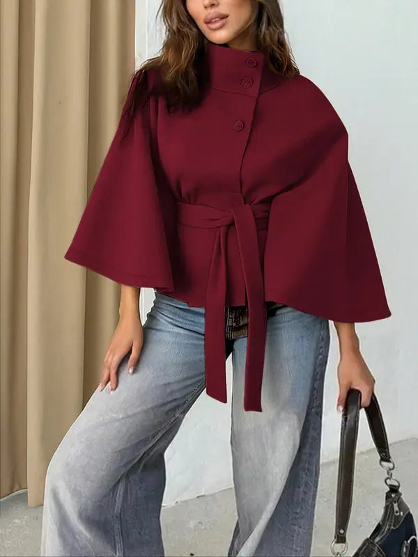 Thelma | Front Buckle Belted Coat