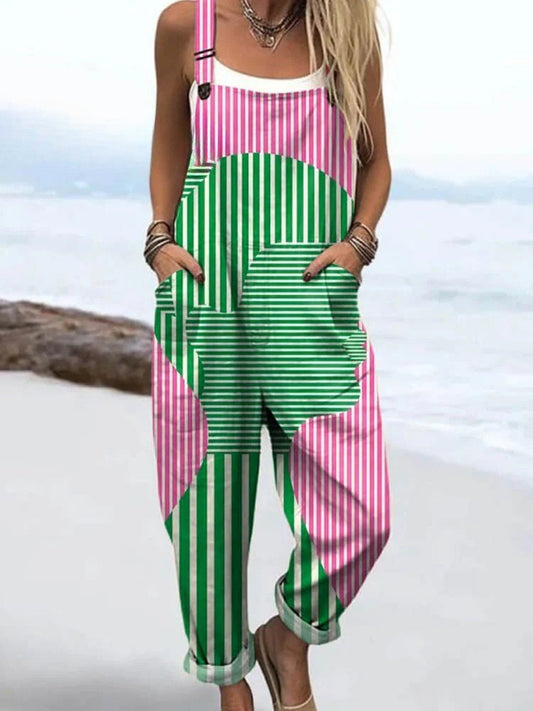 Abstract Form Jumpsuit - Alira - Boutique