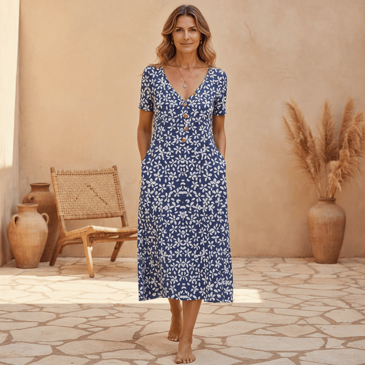 Aisla - Floral Breeze Dress - Alira - Boutique