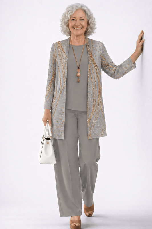 Ali - Classic Elegance Three-Piece Set - Alira - Boutique