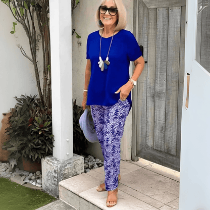 Allegra | Cotton-Blend Two-Piece Set – Effortless Polish, All-Day Comfort - Alira - Boutique