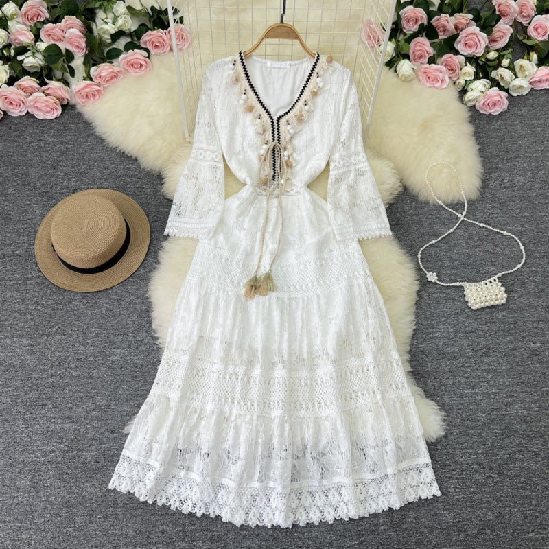 Amary - Boho Lace Dress - Alira - Boutique