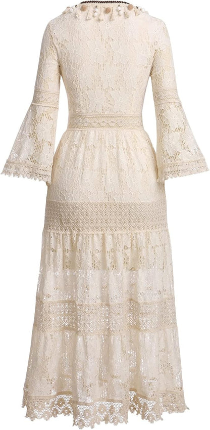 Amary - Boho Lace Dress - Alira - Boutique