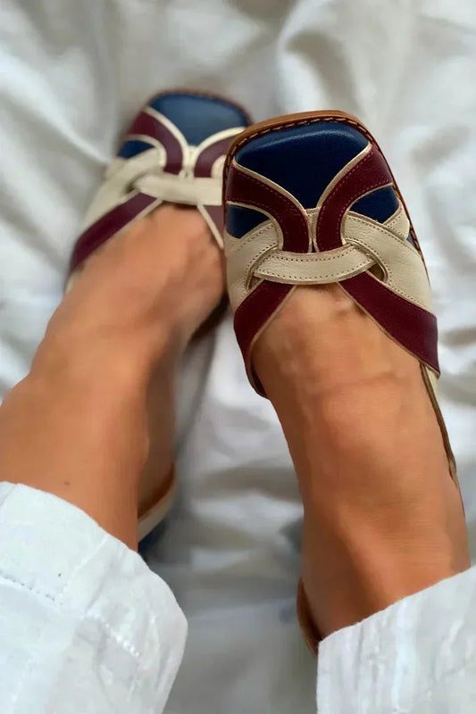 Amelia - Elegant Tricolor Heels - Alira - Boutique