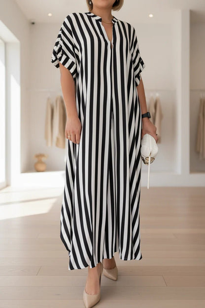 AMÉLIE – STRIPED MAXI DRESS - Alira - Boutique