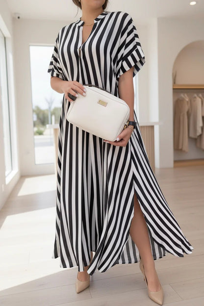 AMÉLIE – STRIPED MAXI DRESS - Alira - Boutique