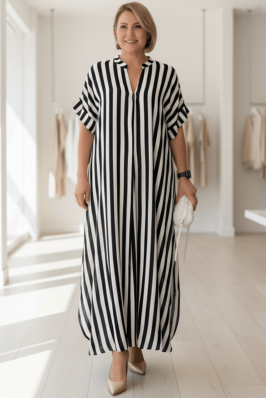 AMÉLIE – STRIPED MAXI DRESS - Alira - Boutique