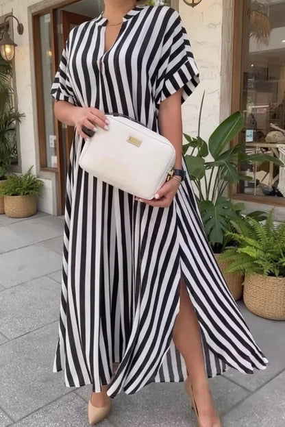 AMÉLIE – STRIPED MAXI DRESS - Alira - Boutique