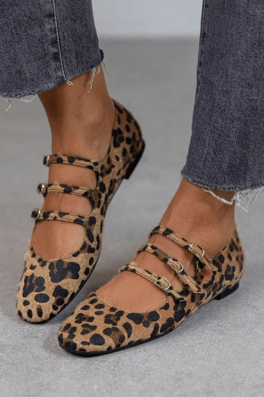 Angelie - Leopard Print Shoes - Alira - Boutique
