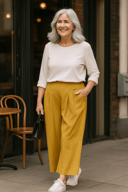 Audrey Pant – Elegance that moves with you (S-5XL) - Alira - Boutique