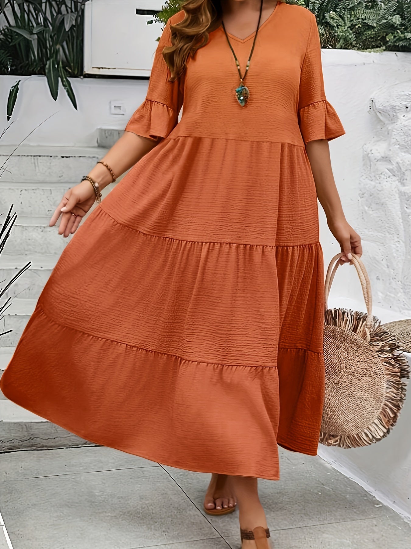 Avelisse - Graceful Flowy Dress - Alira - Boutique