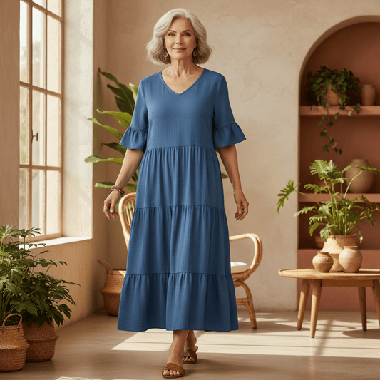 Avelisse - Graceful Flowy Dress - Alira - Boutique