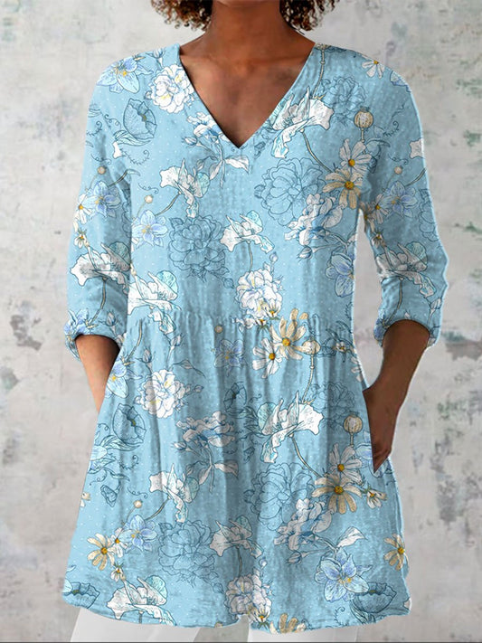 Luzeth | Vintage Floral Blouse