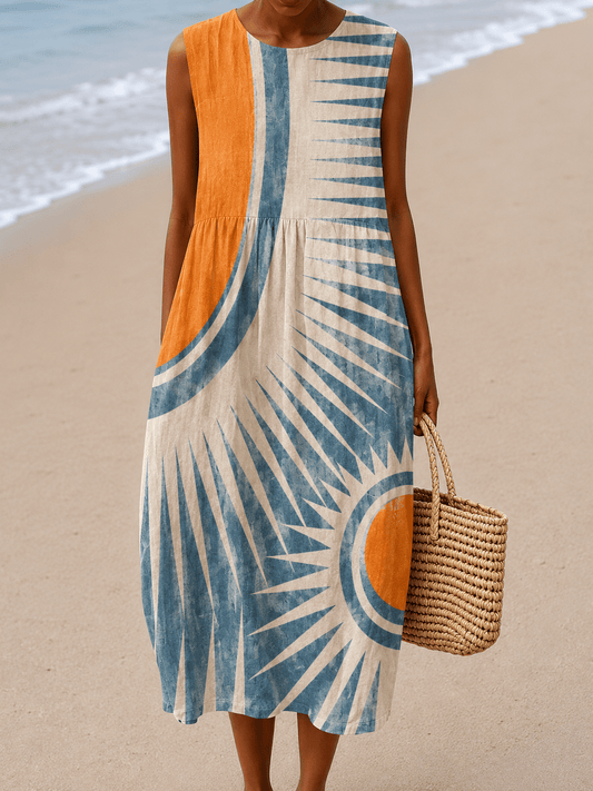 Barbara - Women’s Casual Sleeveless Dress - Alira - Boutique