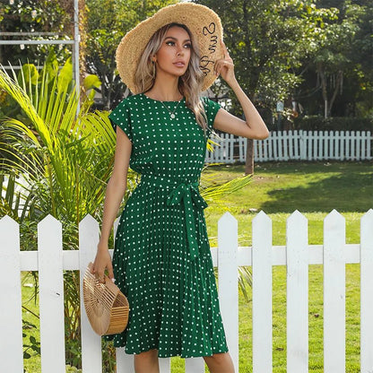 Beth - Polka Bloom Dress - Alira - Boutique