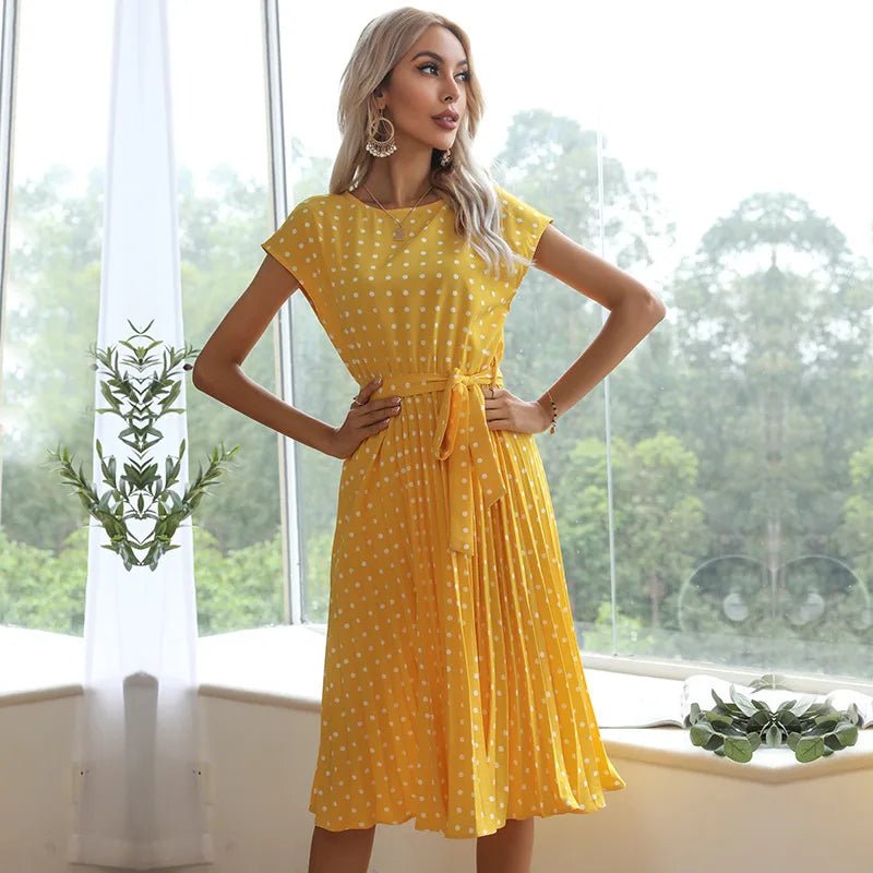 Beth - Polka Bloom Dress - Alira - Boutique