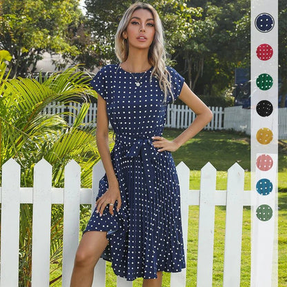 Beth - Polka Bloom Dress - Alira - Boutique