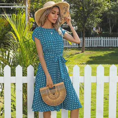 Beth - Polka Bloom Dress - Alira - Boutique