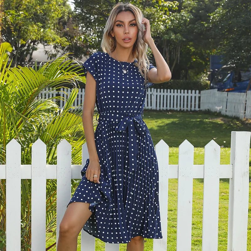 Beth - Polka Bloom Dress - Alira - Boutique