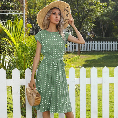 Beth - Polka Bloom Dress - Alira - Boutique