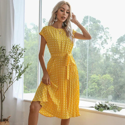 Beth - Polka Bloom Dress - Alira - Boutique