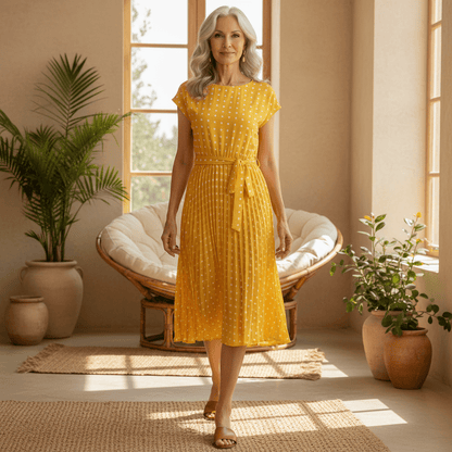Beth - Polka Bloom Dress - Alira - Boutique