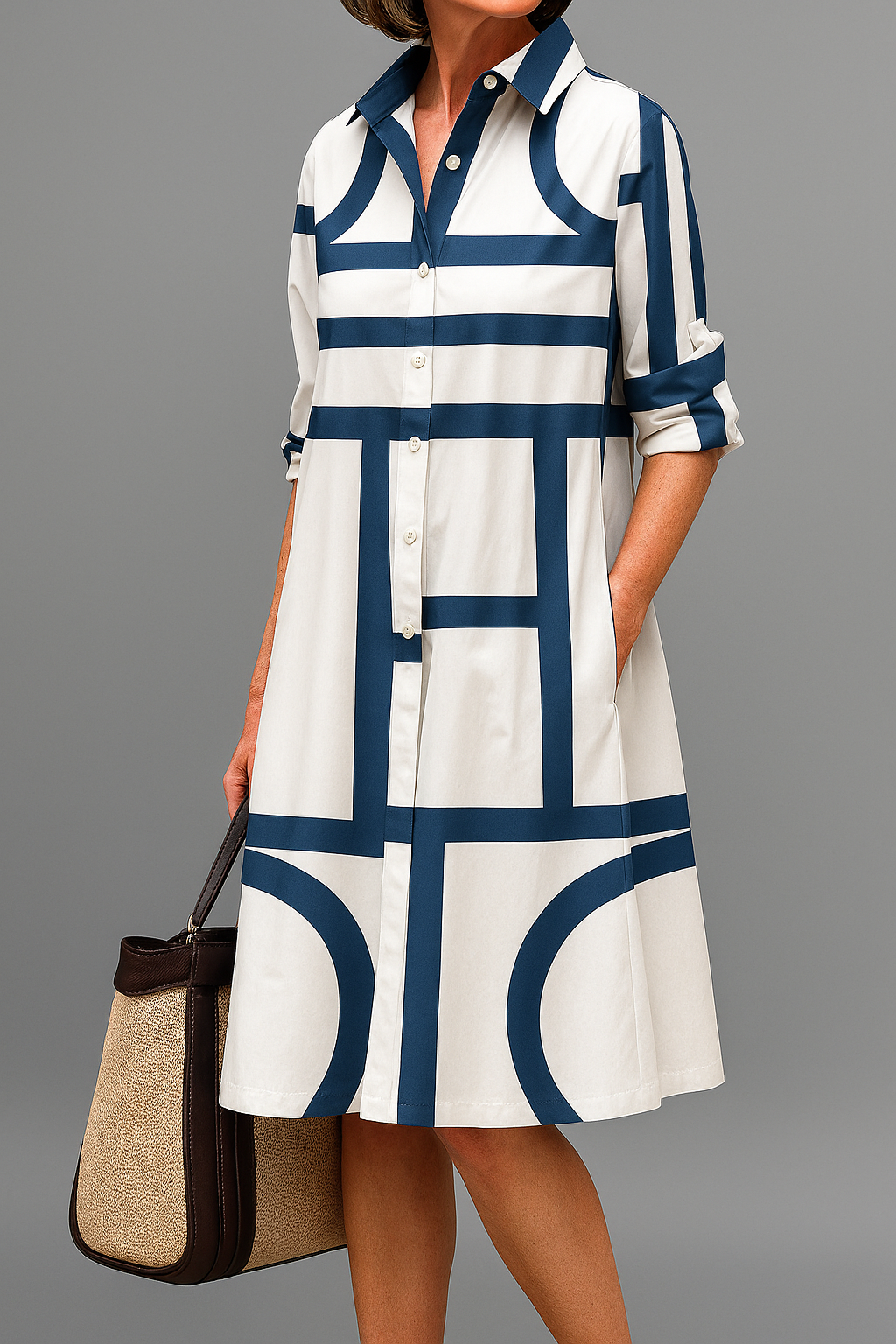 White Blue / 3XL / 20-22