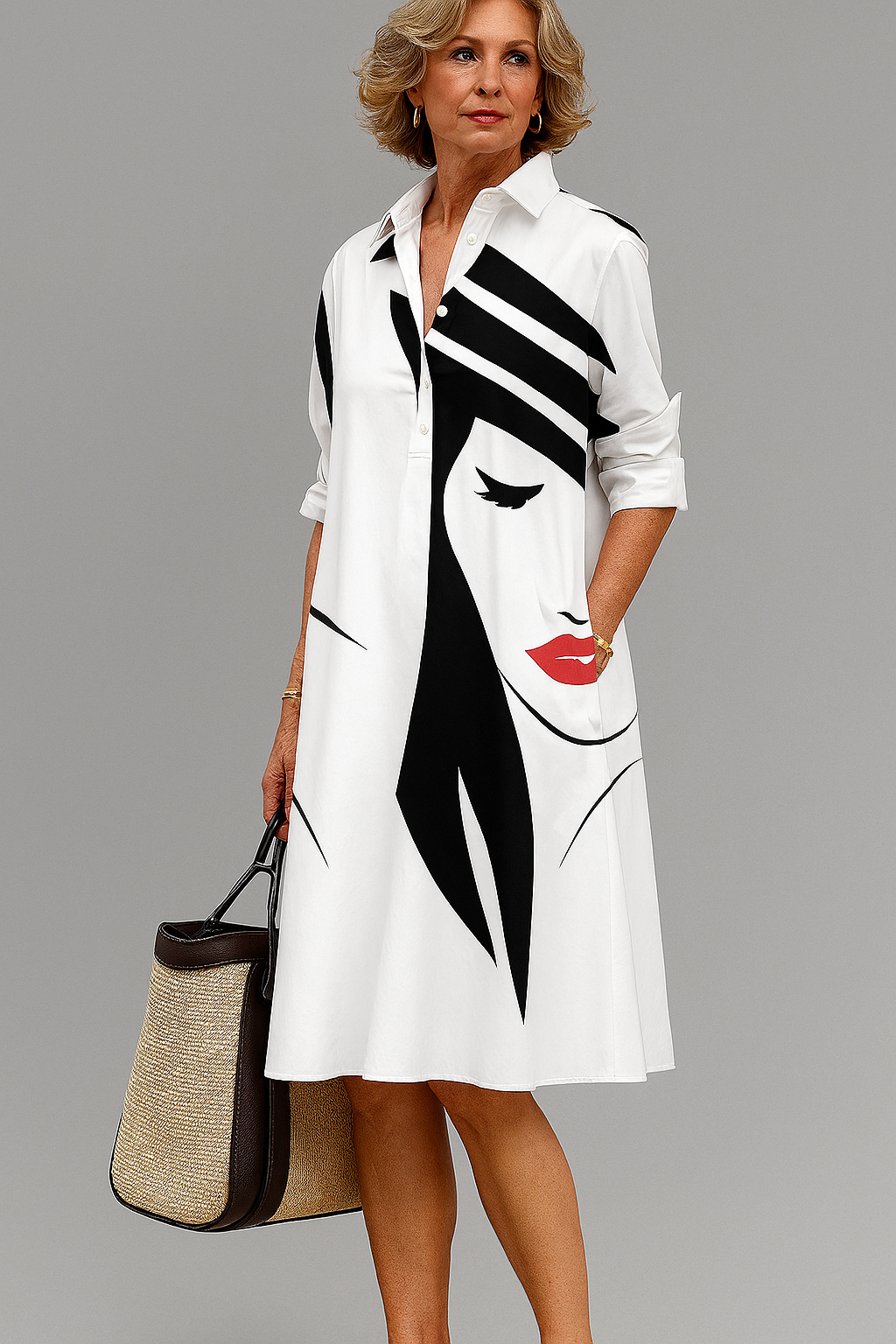 Indie | Chic Cotton Midi Dress
