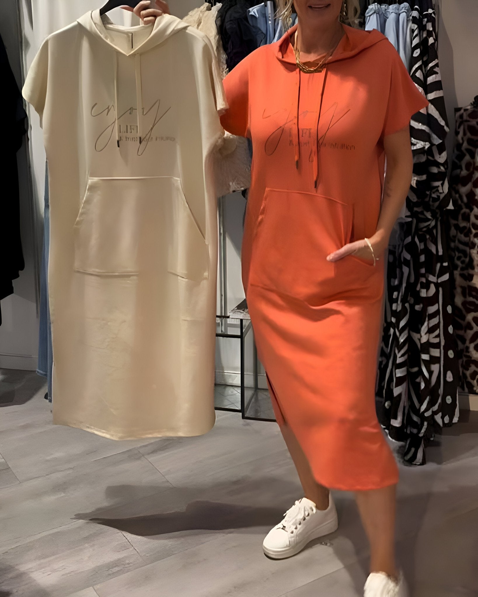 Bridget - Casual Hoodie Dress - Alira - Boutique