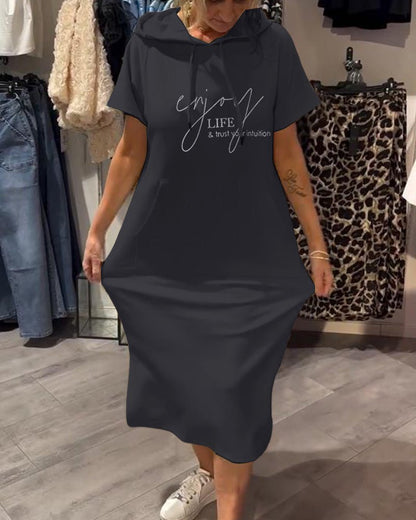 Bridget - Casual Hoodie Dress - Alira - Boutique