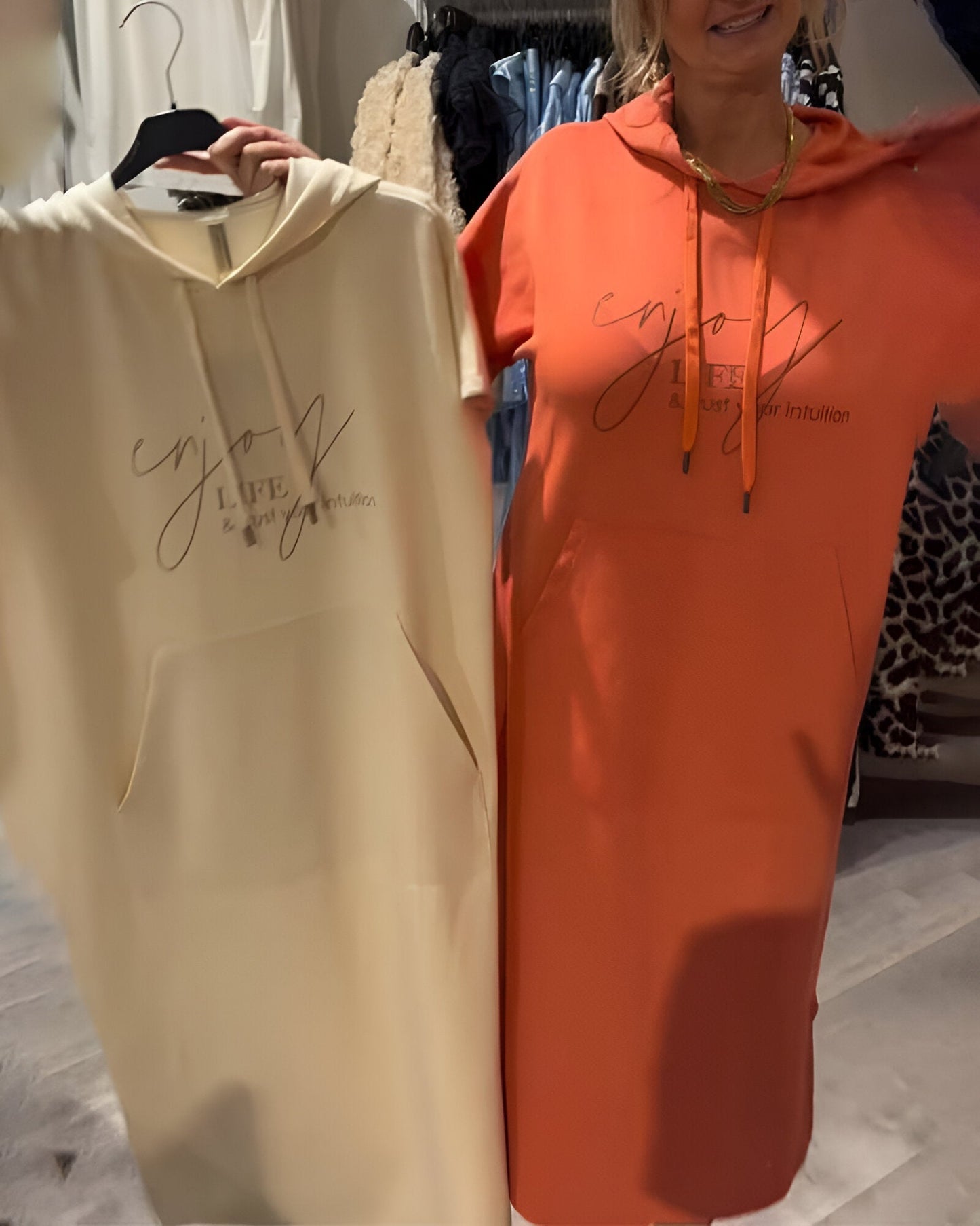Bridget - Casual Hoodie Dress - Alira - Boutique