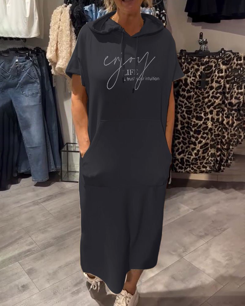 Bridget - Casual Hoodie Dress - Alira - Boutique