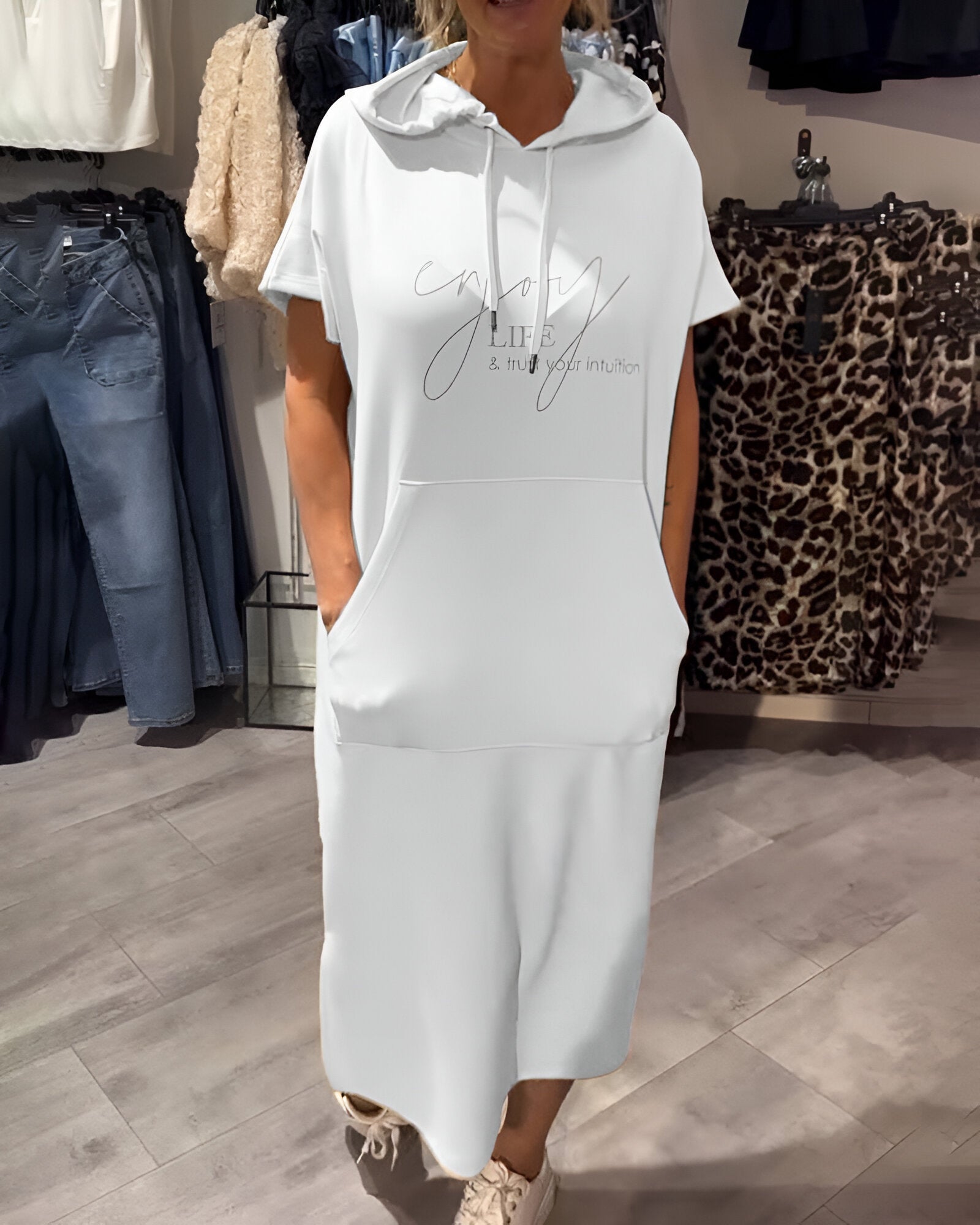 Bridget - Casual Hoodie Dress - Alira - Boutique
