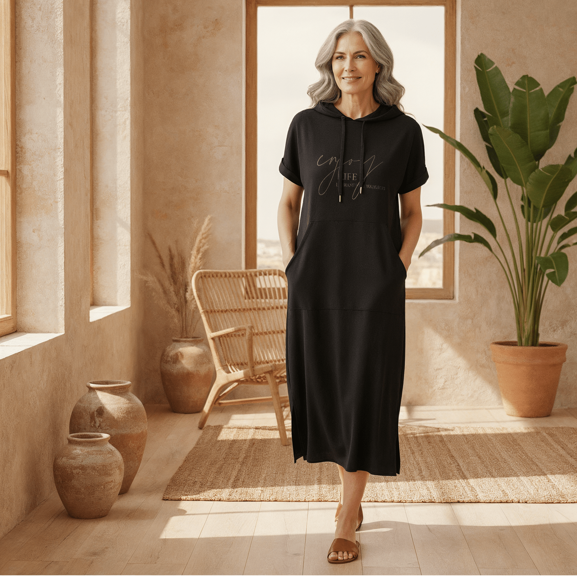 Bridget - Casual Hoodie Dress - Alira - Boutique