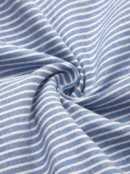 Brienne | Striped Midi Dress – Effortless Comfort, Everyday Confidence - Alira - Boutique