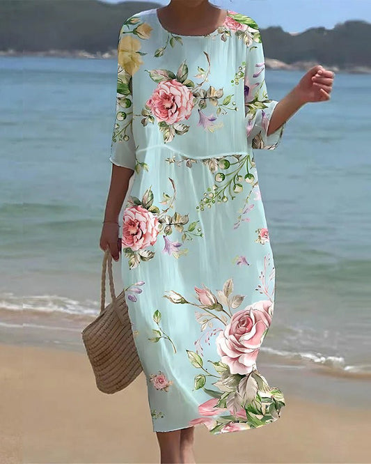 Brya | Sunset Flower Dress - Alira - Boutique