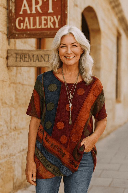 Calla| Artistic Top – Flows Gently, Flatters Beautifully - Alira - Boutique