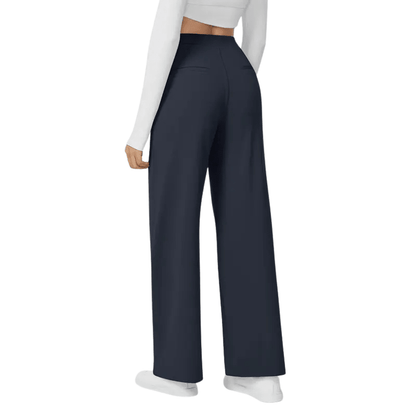 CAPRICE™ – Classic Straight Leg Smart Work Pants - Alira - Boutique