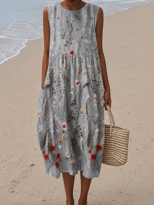 Cara™ Midi Dress Wildflower - Alira - Boutique