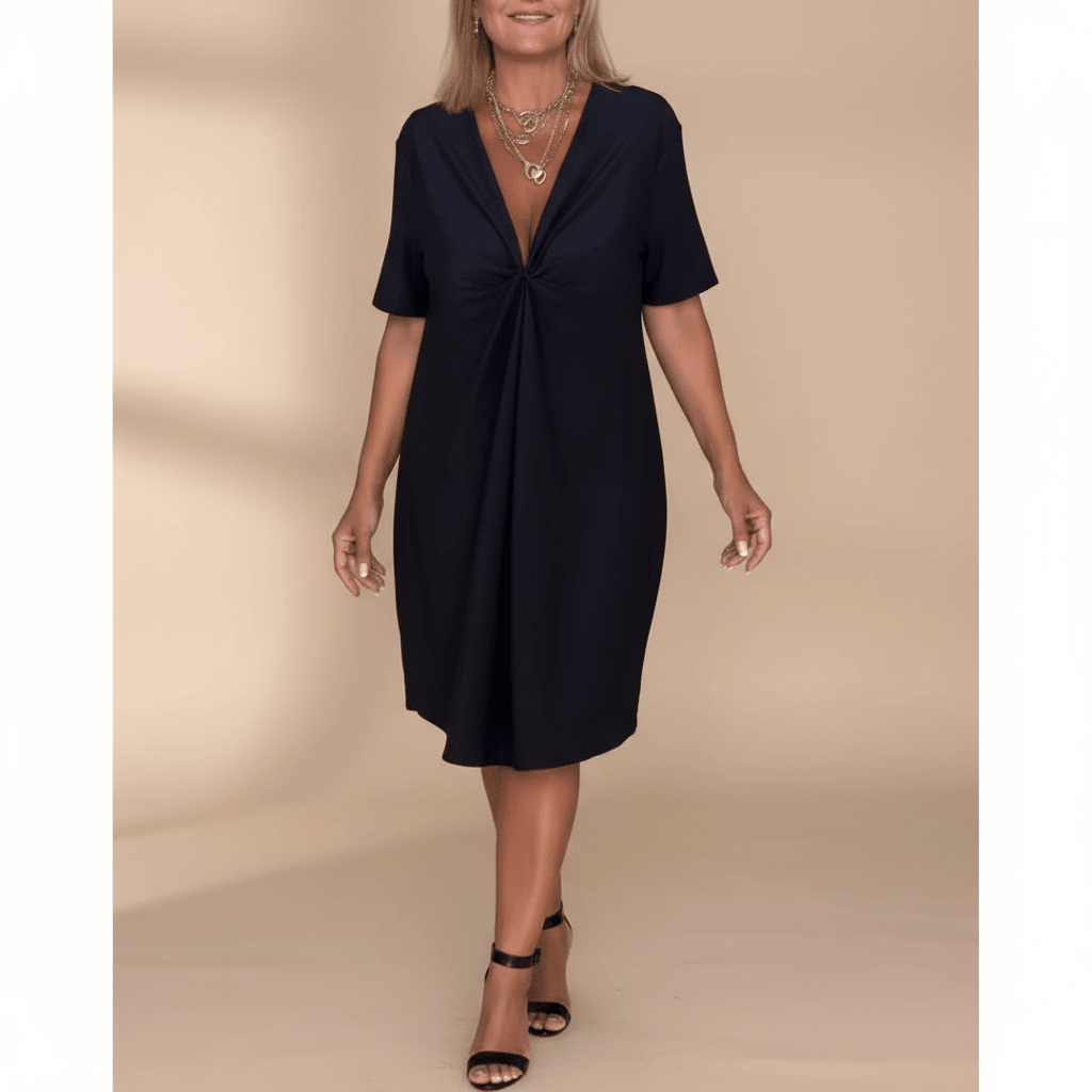 Carly - Effortless Twist Dress - Alira - Boutique