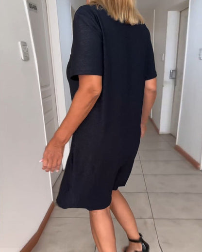 Carly - Effortless Twist Dress - Alira - Boutique